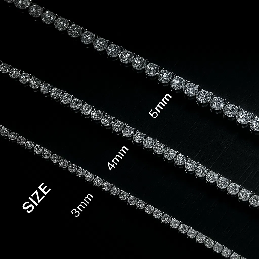 Eternal Glow 3 Claw Tennis Necklace view 11